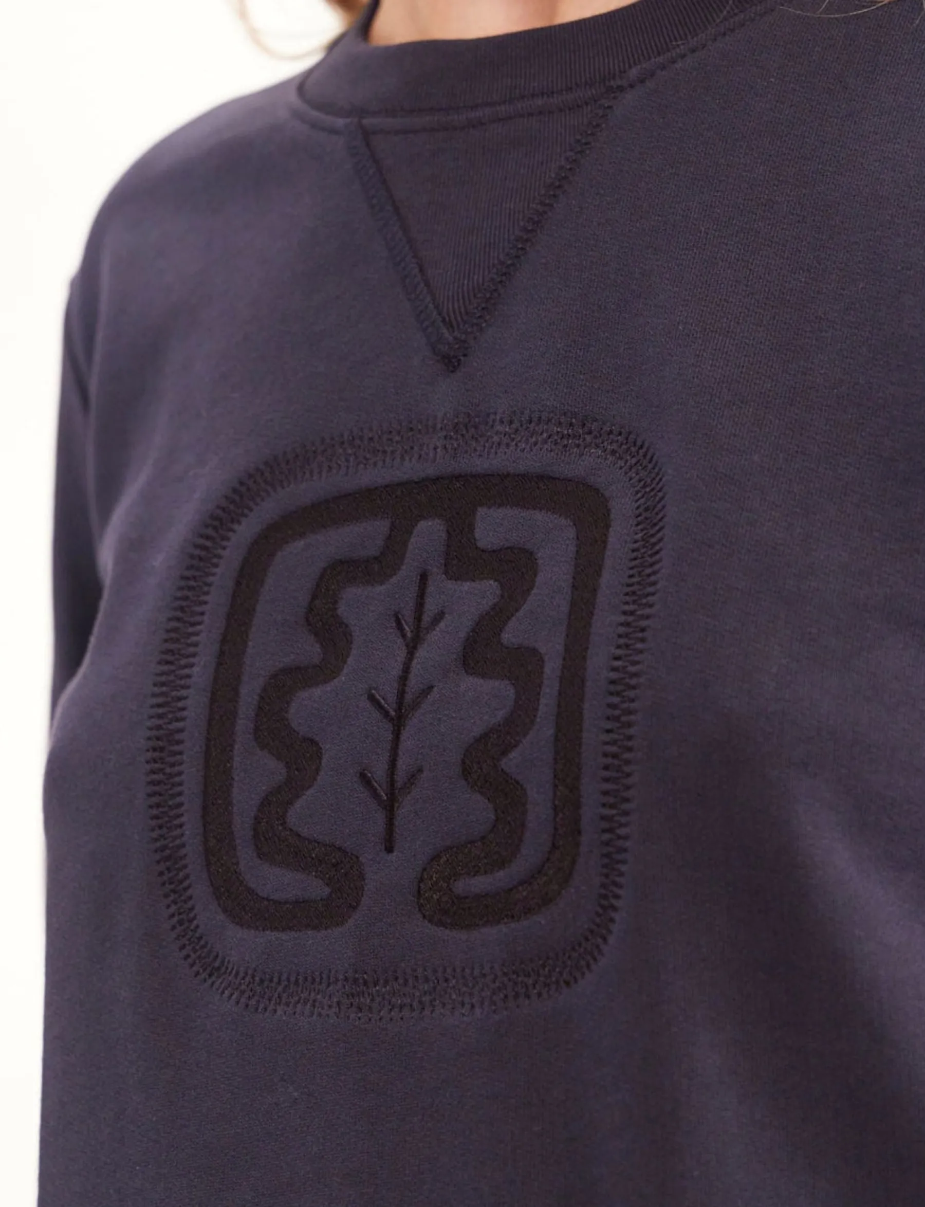 Hot Ines de la Fressange Paris Clémence navy blue sweater