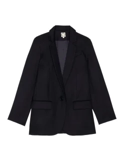 Best Sale Ines de la Fressange Paris Dark blue Bruna jacket ALREADY ON THE SITE