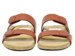 Sale Ines de la Fressange Paris Delia cognac leather mules