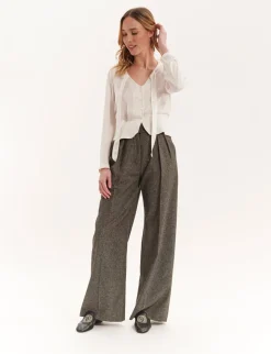 Hot Ines de la Fressange Paris Emeline ecru top