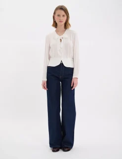 Best Ines de la Fressange Paris Emeline ecru top