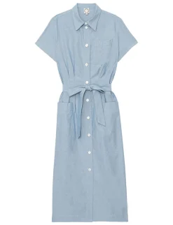 Cheap Ines de la Fressange Paris Ethel straight blue dress