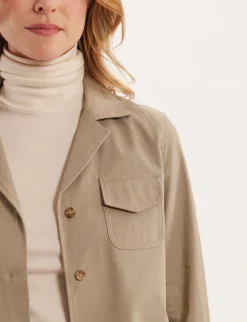 Fashion Ines de la Fressange Paris Evana beige shirt