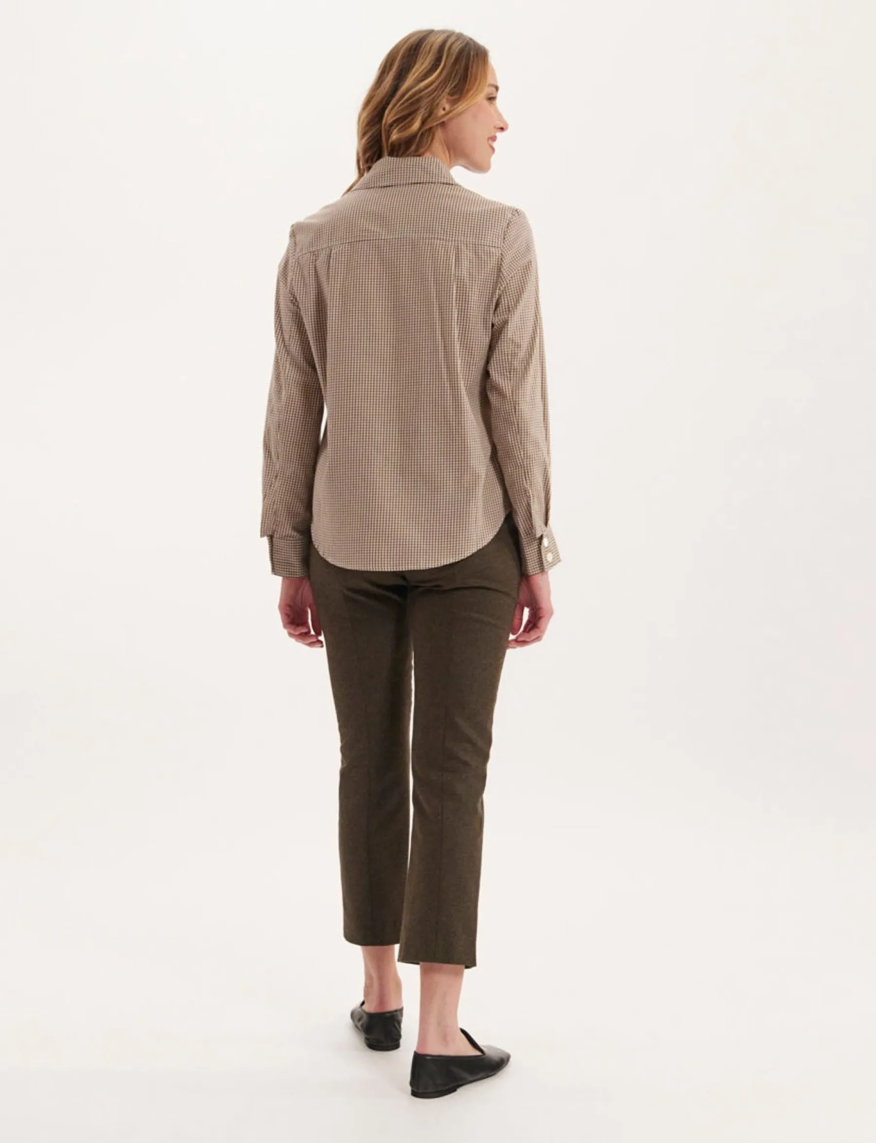 Cheap Ines de la Fressange Paris Evana plaid shirt