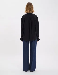 Best Sale Ines de la Fressange Paris Fanfan black shirt