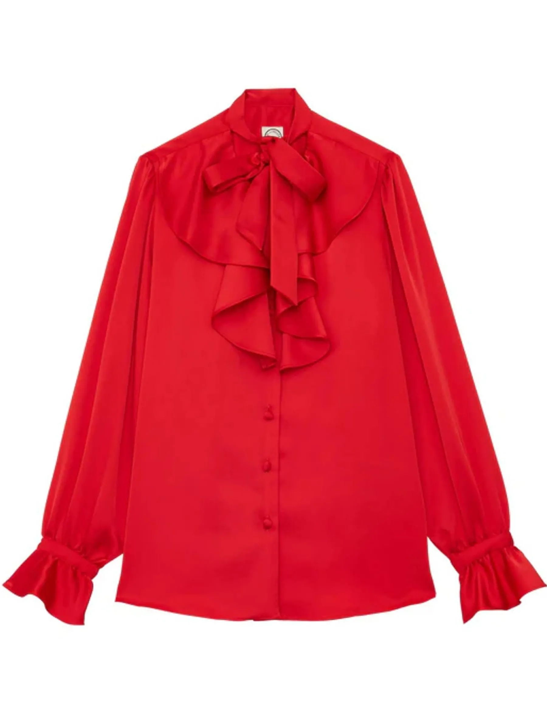 Outlet Ines de la Fressange Paris Fanfan red shirt