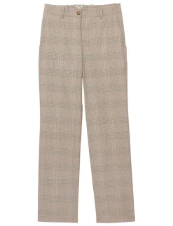 Discount Ines de la Fressange Paris Francisco checked trousers