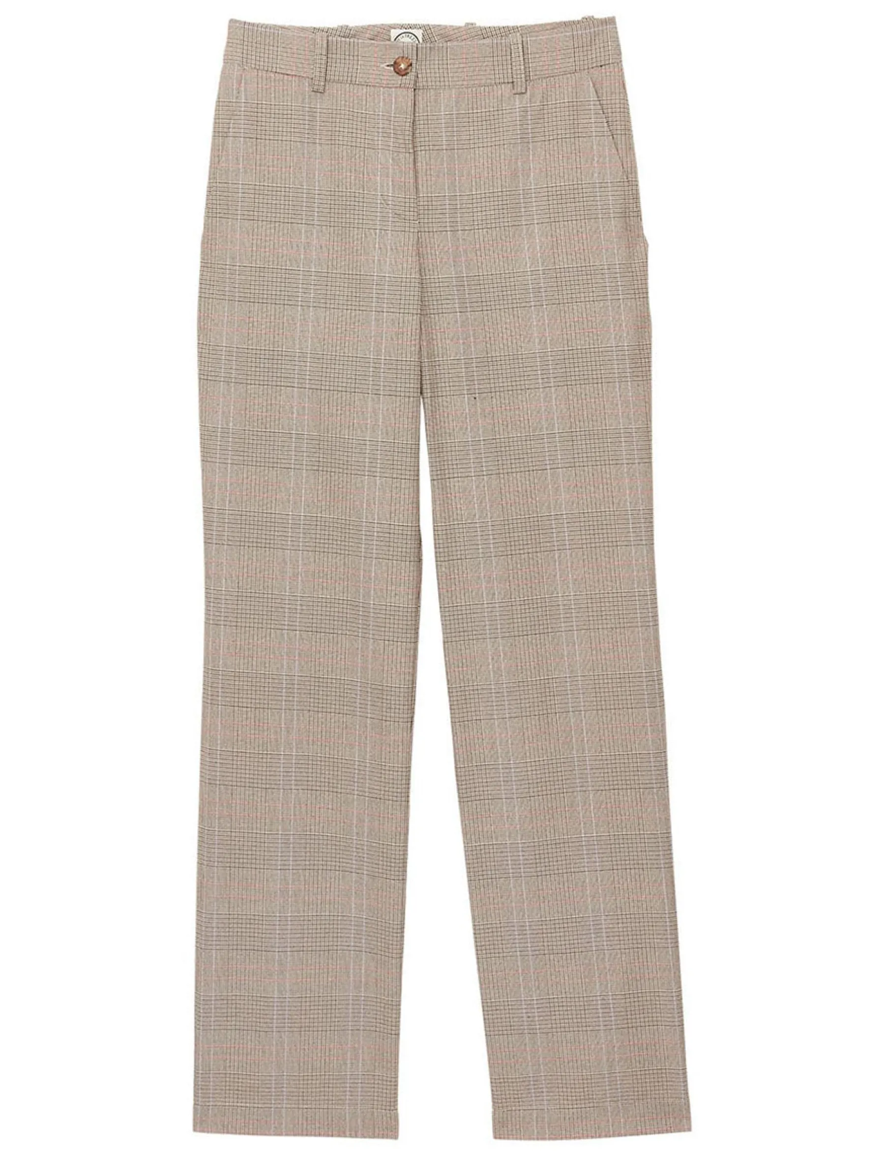 Discount Ines de la Fressange Paris Francisco checked trousers