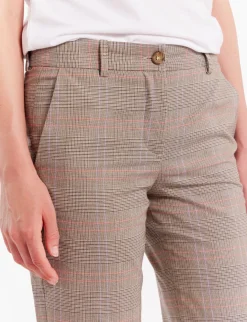 Discount Ines de la Fressange Paris Francisco checked trousers