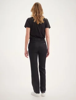 New Ines de la Fressange Paris Francisco navy blue wool trousers