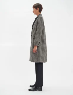 Online Ines de la Fressange Paris Franck houndstooth wool coat