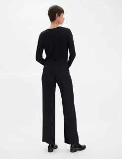 Store Ines de la Fressange Paris Gabriel black trousers OLD REF
