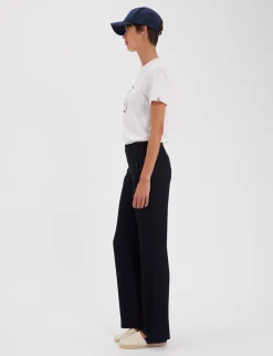 Store Ines de la Fressange Paris Gabriel navy trousers