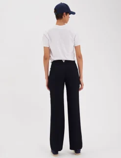Store Ines de la Fressange Paris Gabriel navy trousers