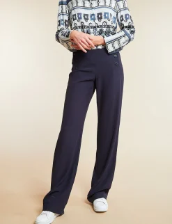 Cheap Ines de la Fressange Paris Gabriel trousers navy blue OLD REF