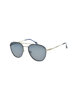 Best Sale Ines de la Fressange Paris Garance blue and gold sunglasses