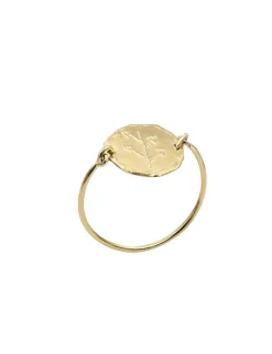 Best Sale Ines de la Fressange Paris Gold-plated Lutece hearts ring
