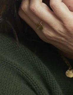 Fashion Ines de la Fressange Paris Gold-plated Lutetia Crown ring