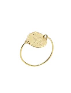 Hot Ines de la Fressange Paris Gold-plated Lutetia lily ring