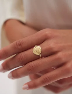 Hot Ines de la Fressange Paris Gold-plated Lutetia lily ring