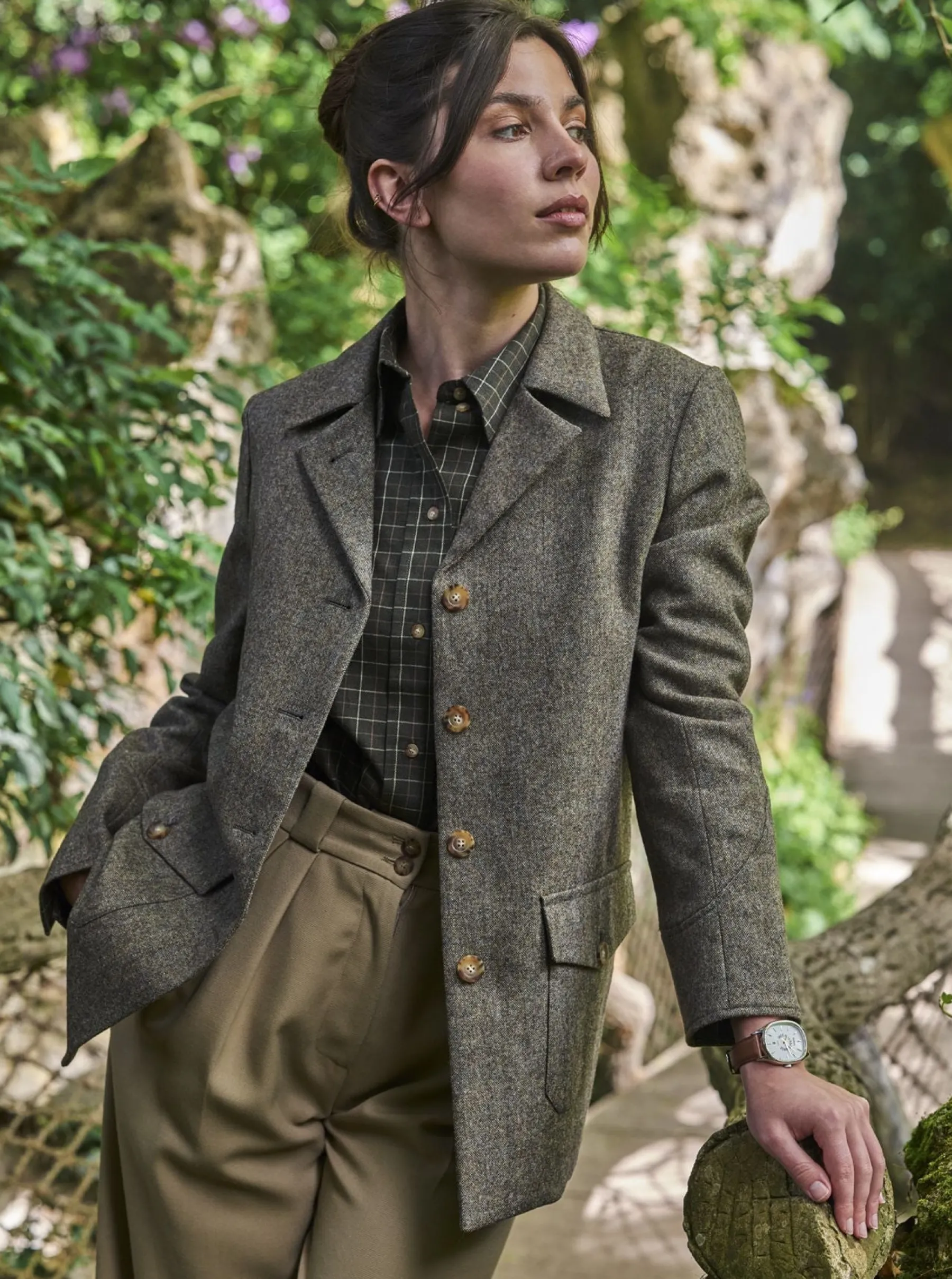 Online Ines de la Fressange Paris Grande Colorama camel watch Kelton x