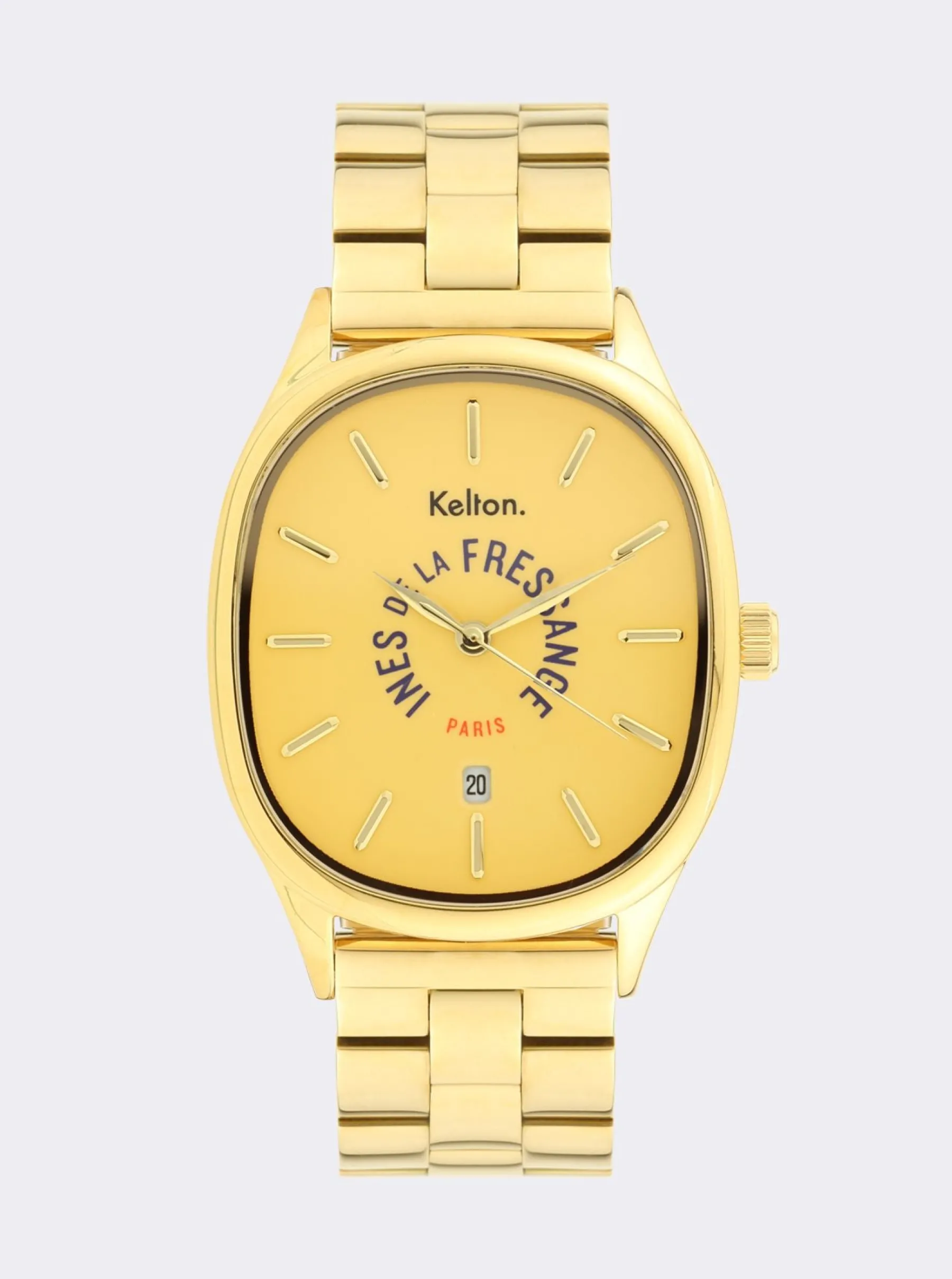 Outlet Ines de la Fressange Paris Grande Colorama gold watch Kelton x