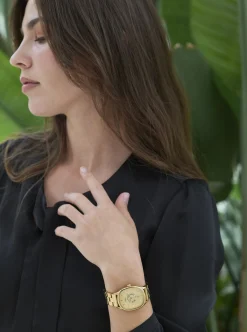 Outlet Ines de la Fressange Paris Grande Colorama gold watch Kelton x