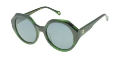 Best Ines de la Fressange Paris Green marbled Ornella sunglasses