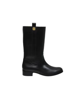 Sale Ines de la Fressange Paris High boots in black leather