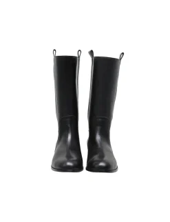 Sale Ines de la Fressange Paris High boots in black leather