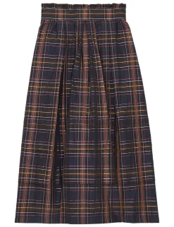 Cheap Ines de la Fressange Paris Héloïse plaid skirt
