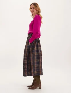 Cheap Ines de la Fressange Paris Héloïse plaid skirt