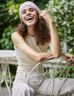 Store Ines de la Fressange Paris Ilona gold neckerchief