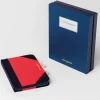 Discount Ines de la Fressange Paris Ines blue and red notebook