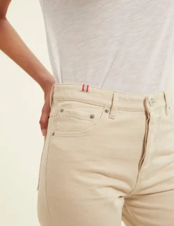 Shop Ines de la Fressange Paris Jane ecru jeans x Notify