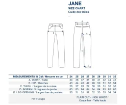 Shop Ines de la Fressange Paris Jane ecru jeans x Notify