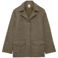 Cheap Ines de la Fressange Paris Jil mottled green wool jacket