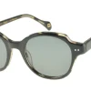 Shop Ines de la Fressange Paris Julianne black tortoiseshell sunglasses