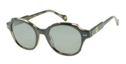 Shop Ines de la Fressange Paris Julianne black tortoiseshell sunglasses