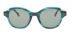 Shop Ines de la Fressange Paris Julianne translucent green sunglasses
