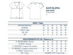 Cheap Ines de la Fressange Paris Katalina V-neck T-shirt Raspberry