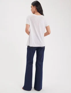 Cheap Ines de la Fressange Paris Katalina white T-shirt