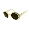 Shop Ines de la Fressange Paris Kate ivory sunglasses