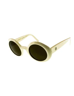 Shop Ines de la Fressange Paris Kate ivory sunglasses