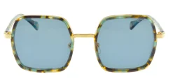 Best Ines de la Fressange Paris Katherine blue gold sunglasses