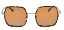 Hot Ines de la Fressange Paris Katherine gold tortoiseshell sunglasses