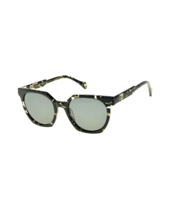 Store Ines de la Fressange Paris Laura black marbled sunglasses