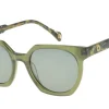 Outlet Ines de la Fressange Paris Laura kaki crystal sunglasses