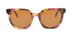 Store Ines de la Fressange Paris Laura violet tortoiseshell sunglasses