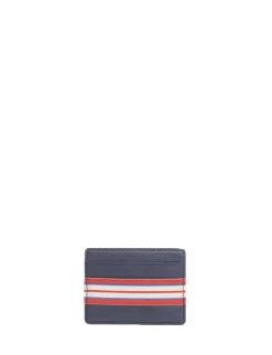 Hot Ines de la Fressange Paris Le Parisien navy leather simple card holder